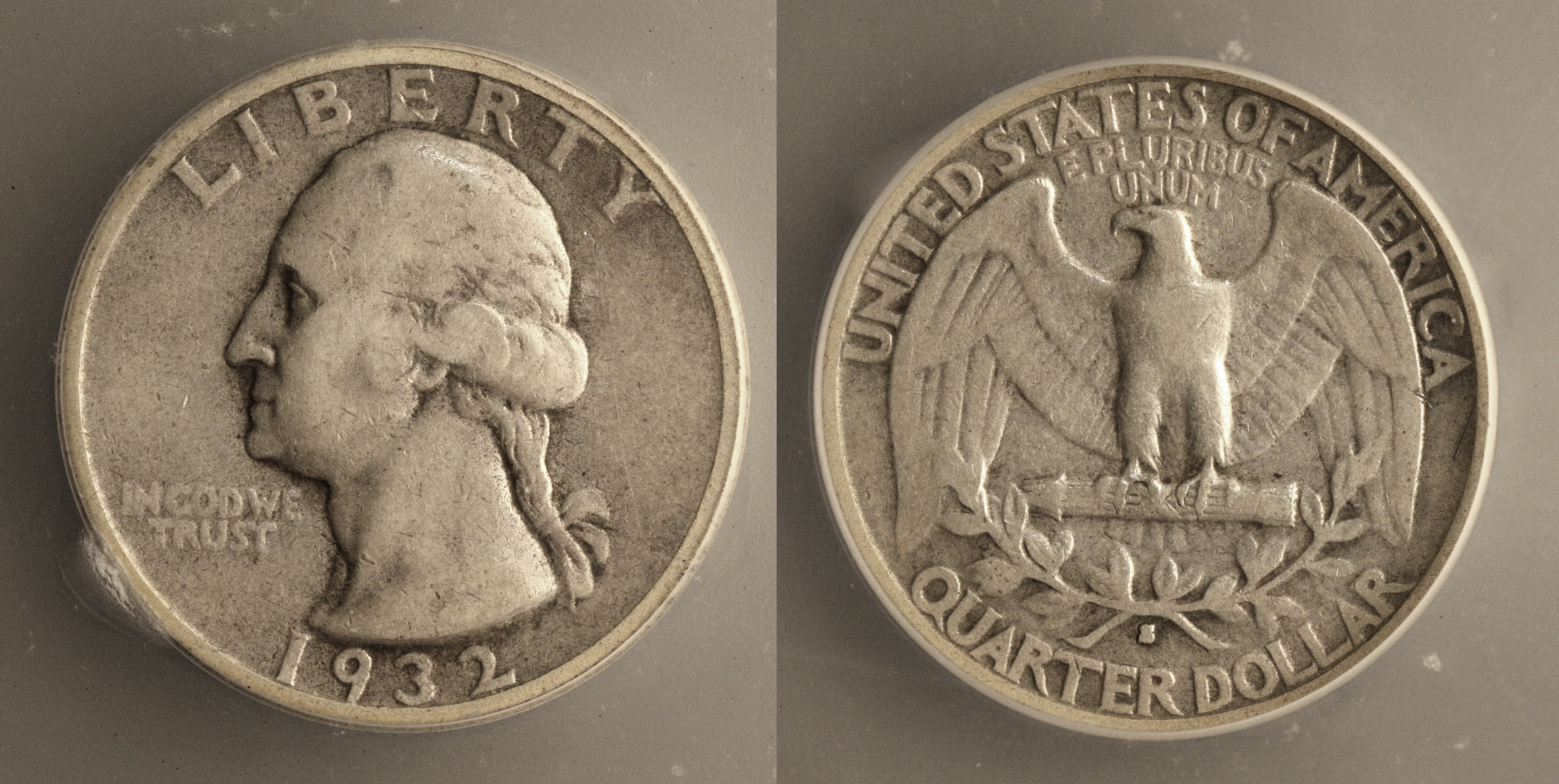 1932-S Washington Quarter ICG Fine-15 camera