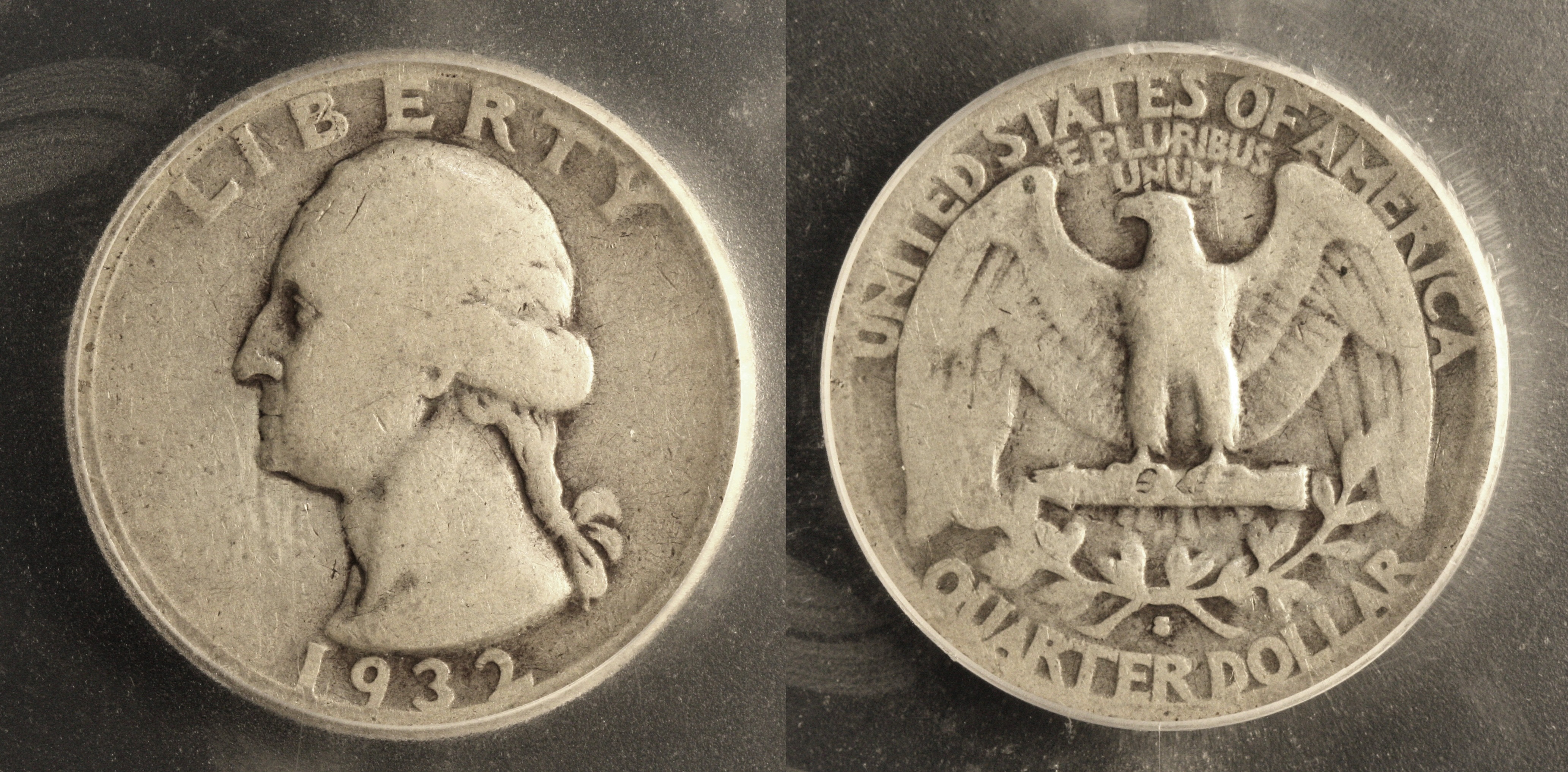 1932-S Washington Quarter ICG Good-6 camera