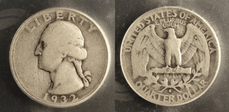 1932-S Washington Quarter ICG Good-6 camera small