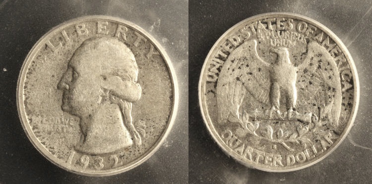 1932-S Washington Quarter ICG VF-20 camera small