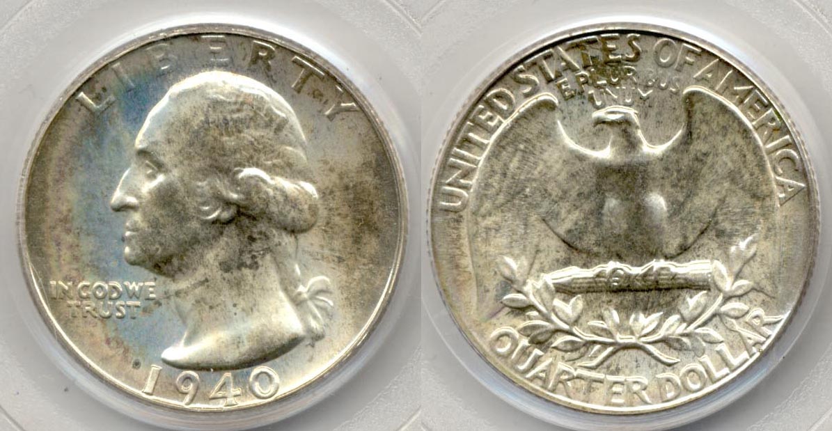 1940 Washington Quarter PCGS Proof-66