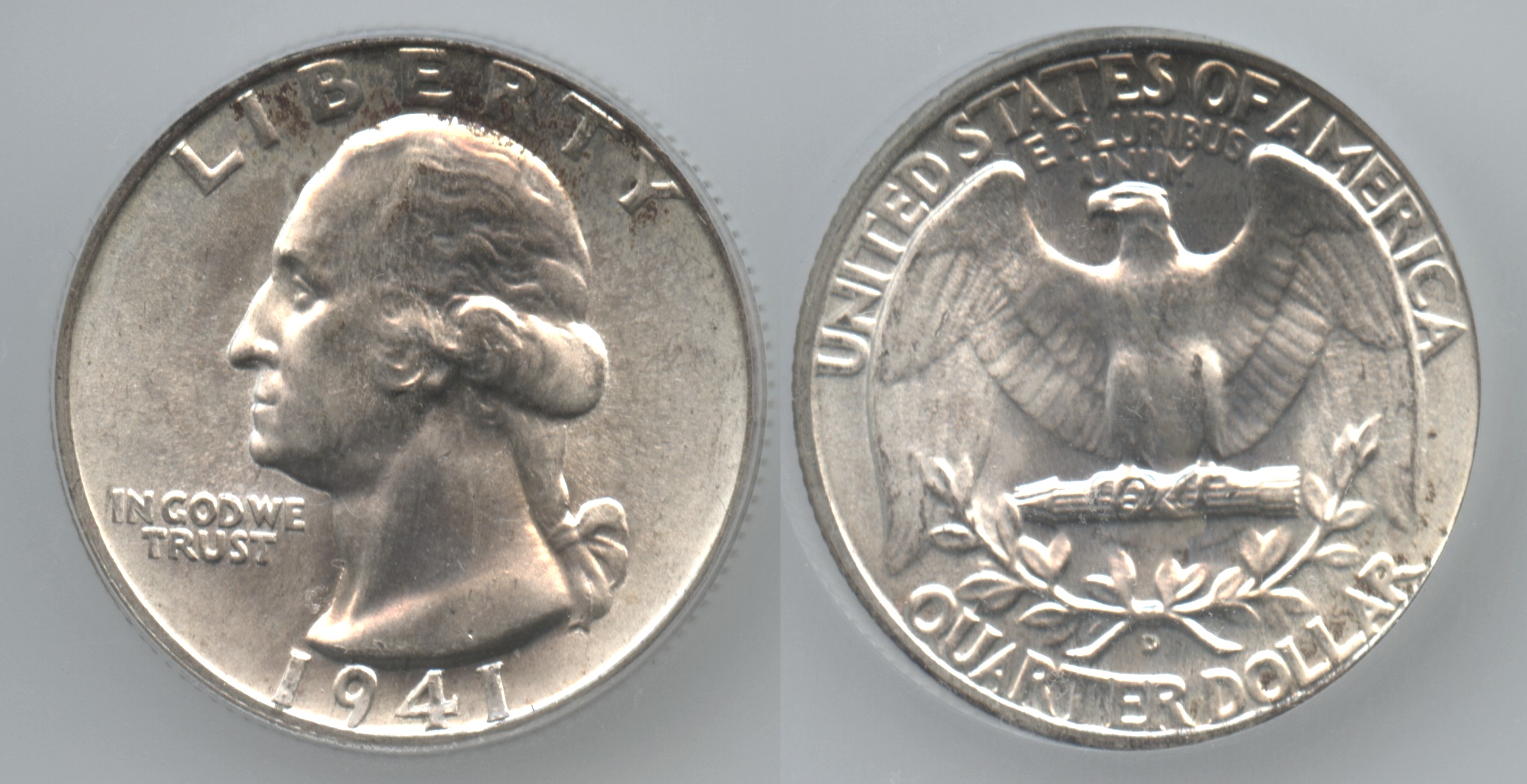1941-D Washington Quarter ICG MS-64