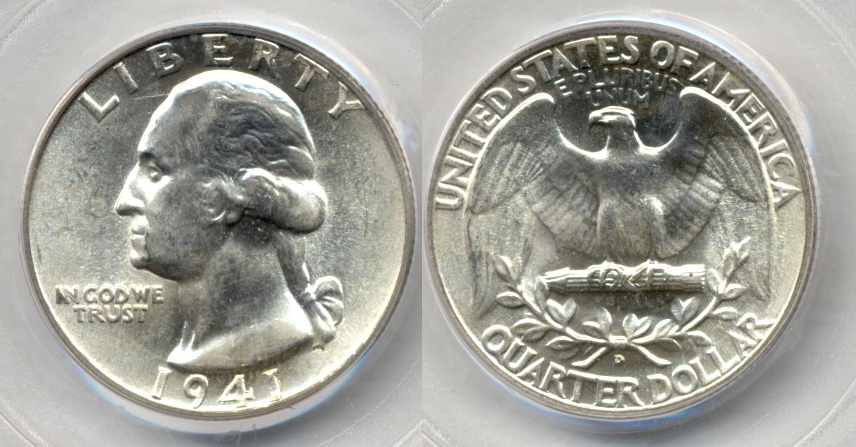 1941-D Washington Quarter PCGS MS-65