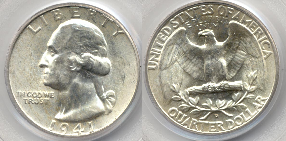 1941-D Washington Quarter PCGS MS-65 b