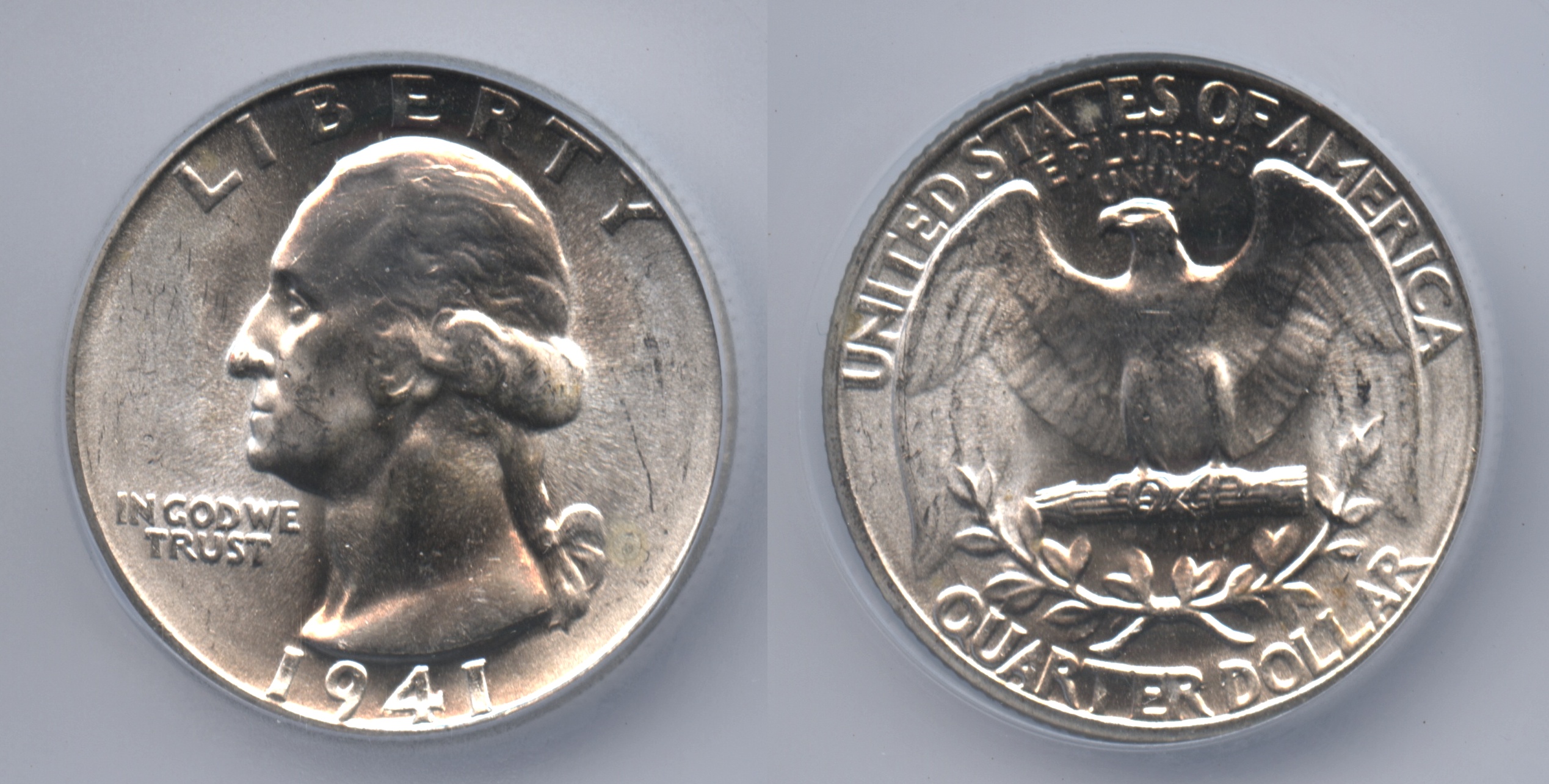 1941 Washington Quarter ICG MS-66