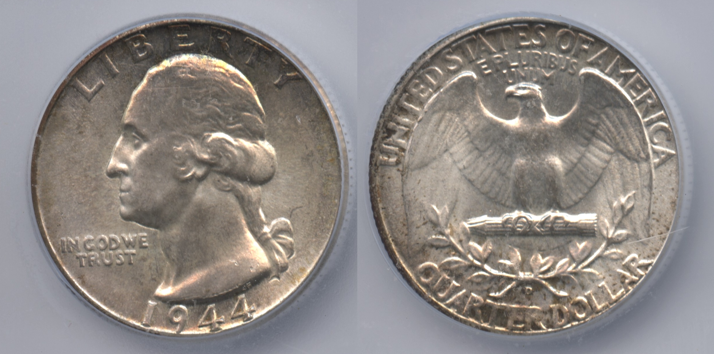 1944-D Washington Quarter ICG MS-66