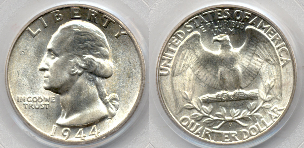 1944-D Washington Quarter PCGS MS-66