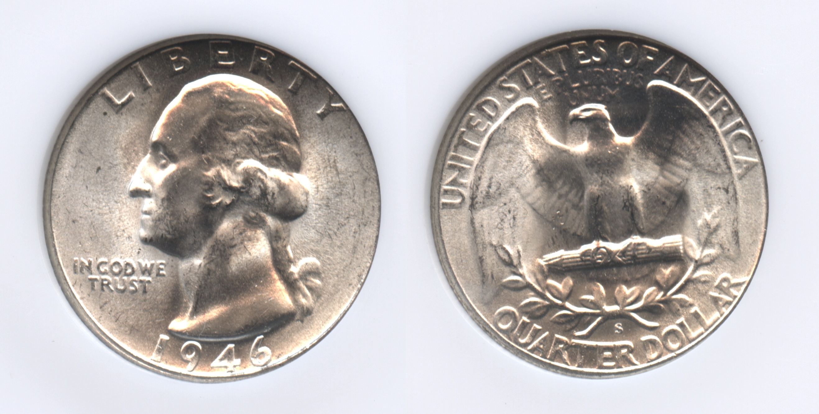 1946-S Washington Quarter NGC MS-65 #d