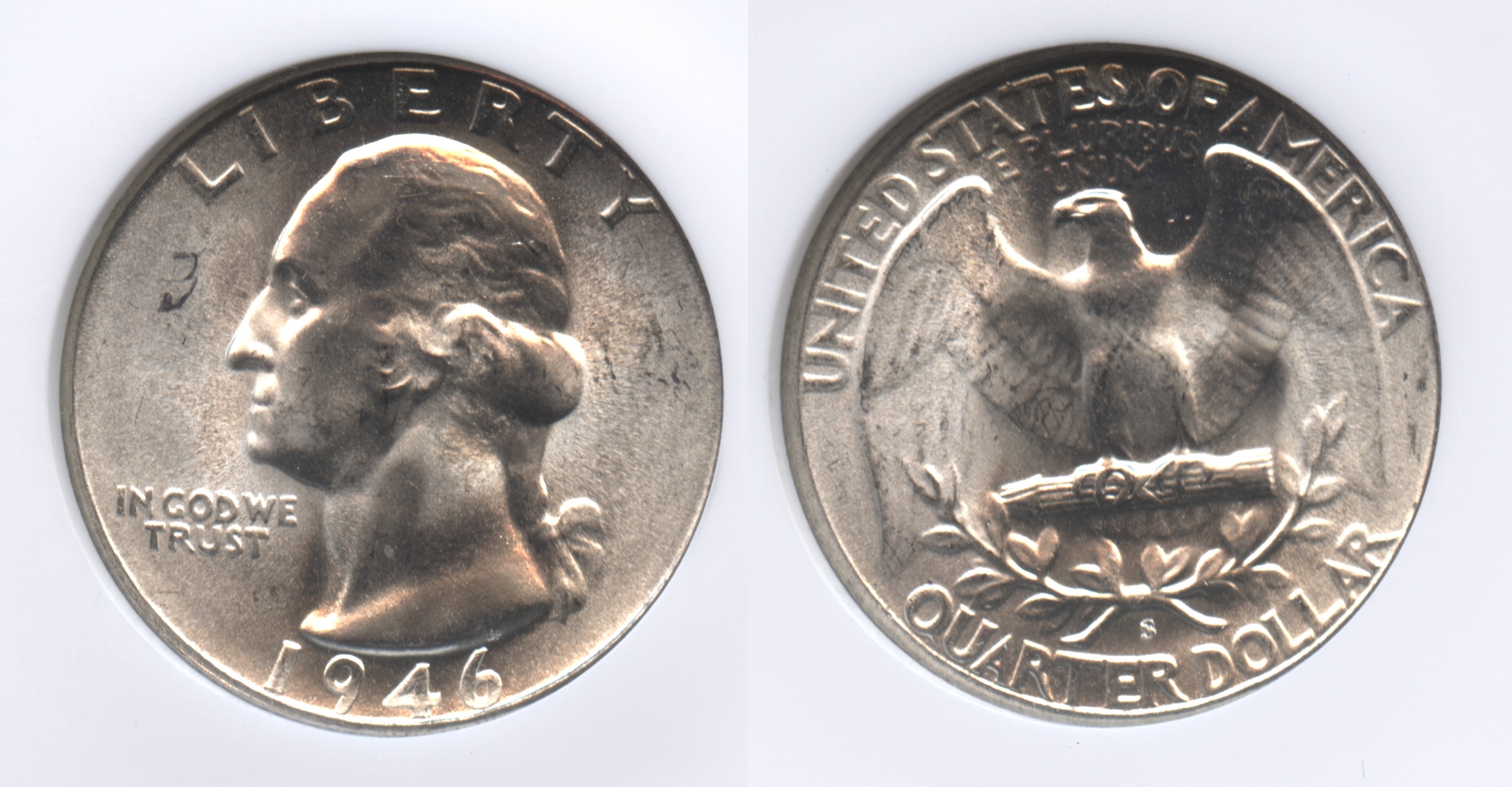 1946-S Washington Quarter NGC MS-65 #h