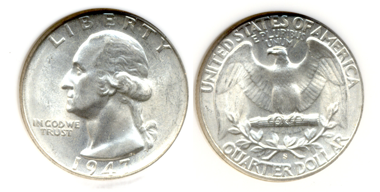 1947-S Washington Quarter NGC MS-66 #b