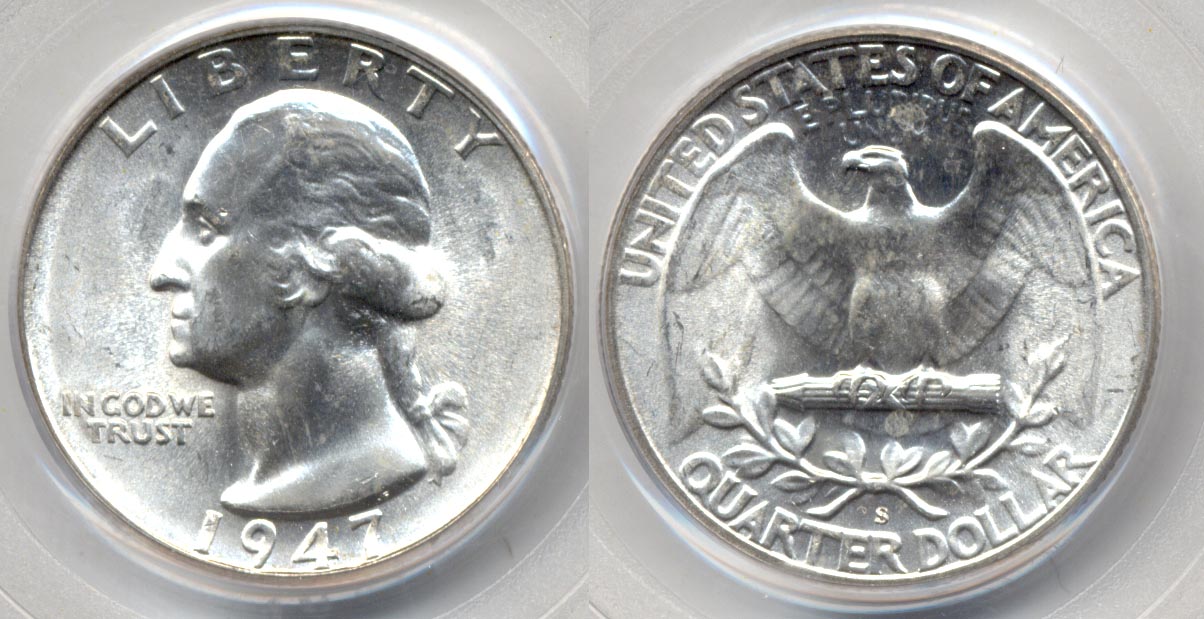 1947-S Washington Quarter PCGS MS-65 #a