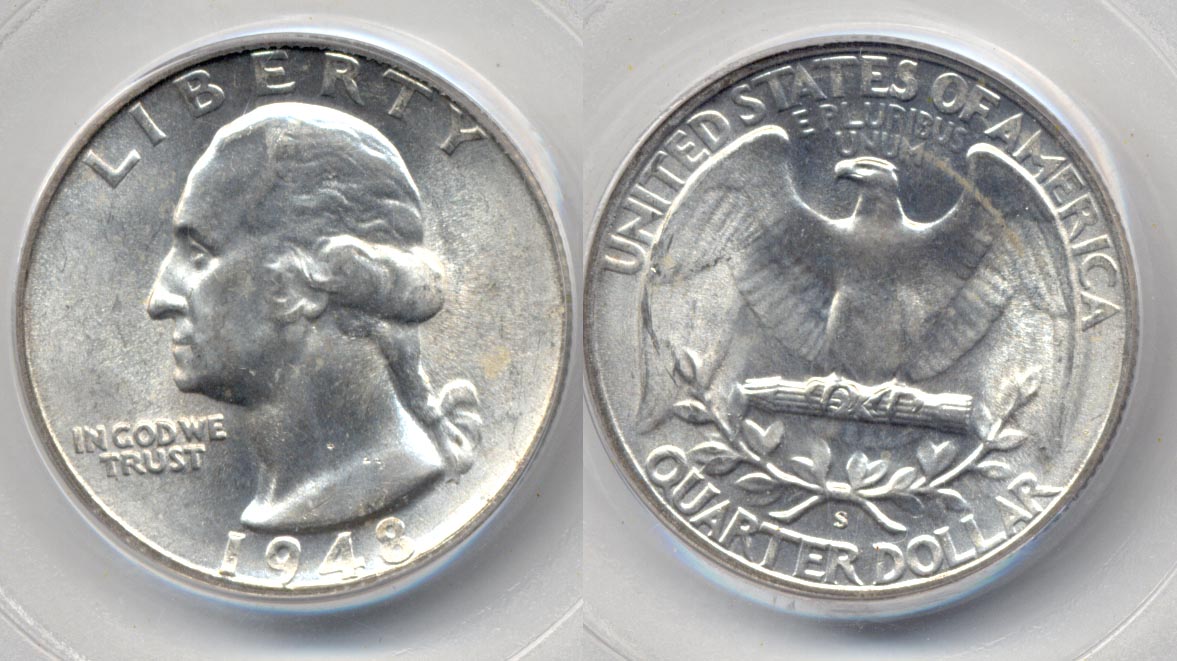 1948-S Washington Quarter PCGS MS-65 #a