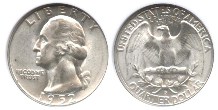 1952-S Washington Quarter NGC MS-66 small