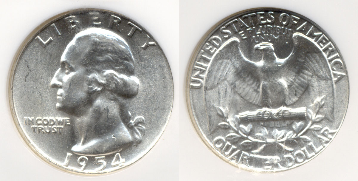 1954 Washington Quarter NGC MS-66
