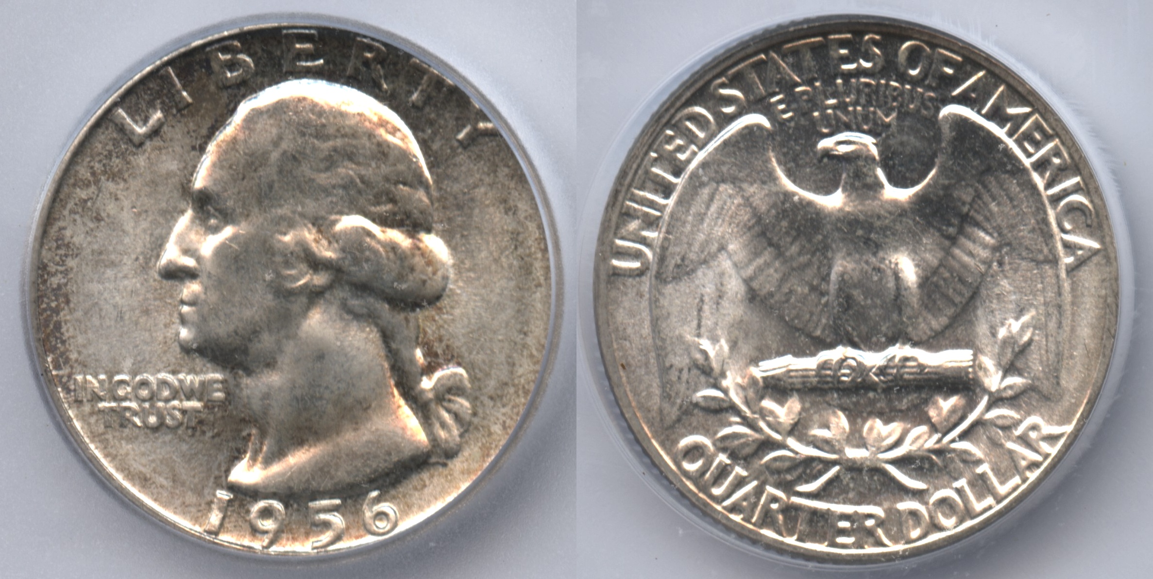 1956 Washington Quarter ICG MS-67