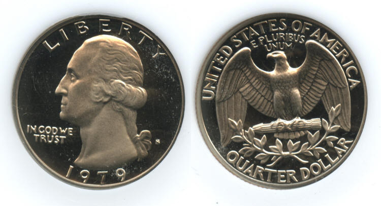 1979-S Type 1 Washington Quarter PCI Proof-69 Deep Cameo small