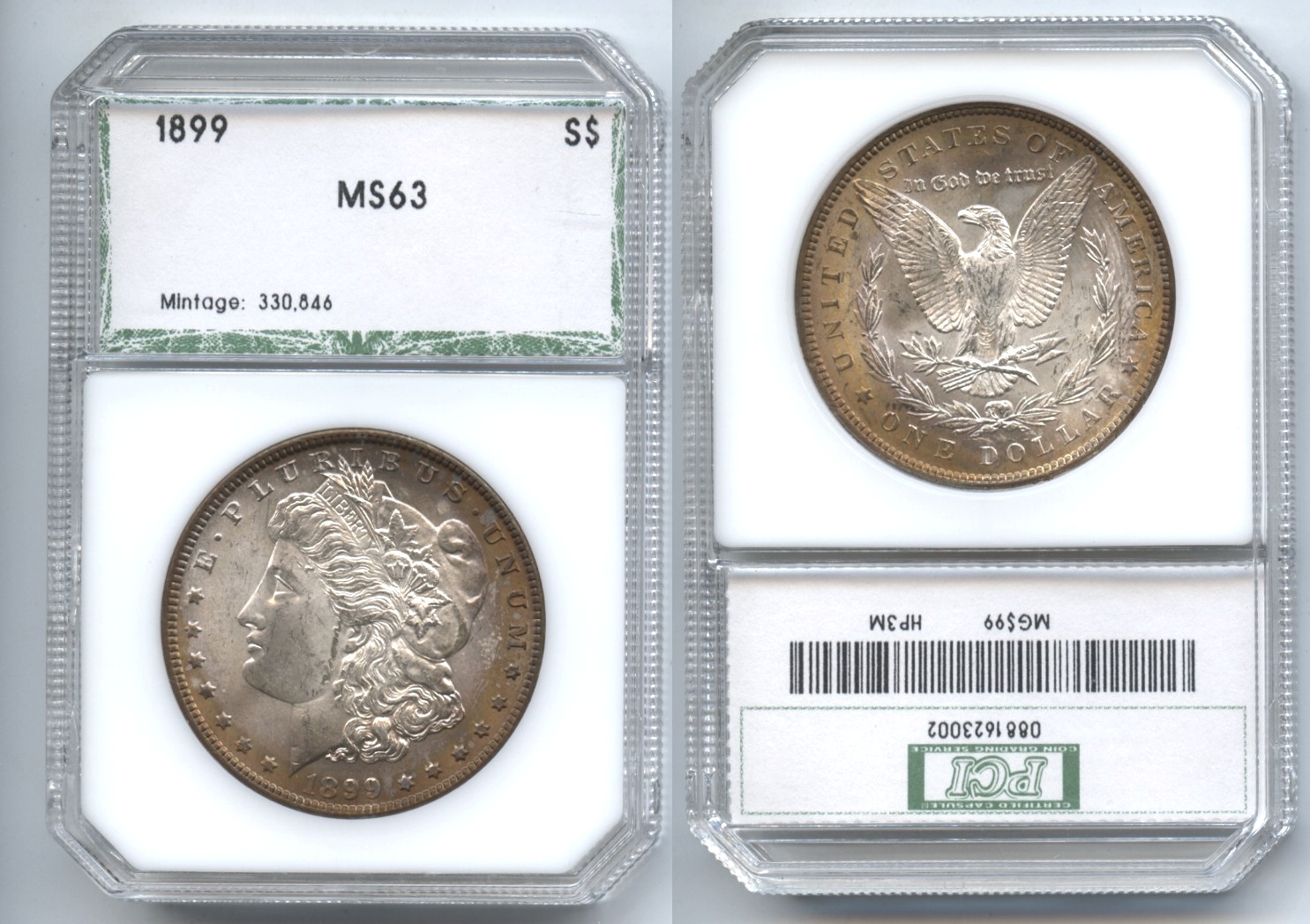 1899 Morgan Silver Dollar PCI MS-63