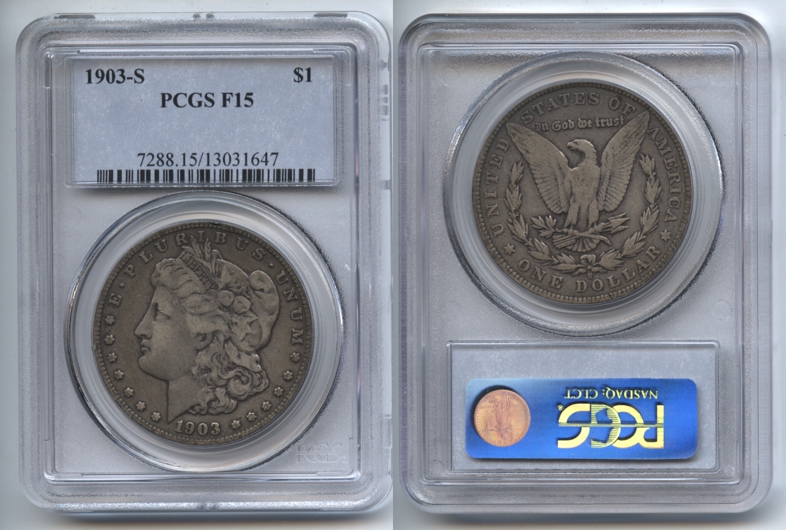 1903-S Morgan Silver Dollar PCGS Fine-15