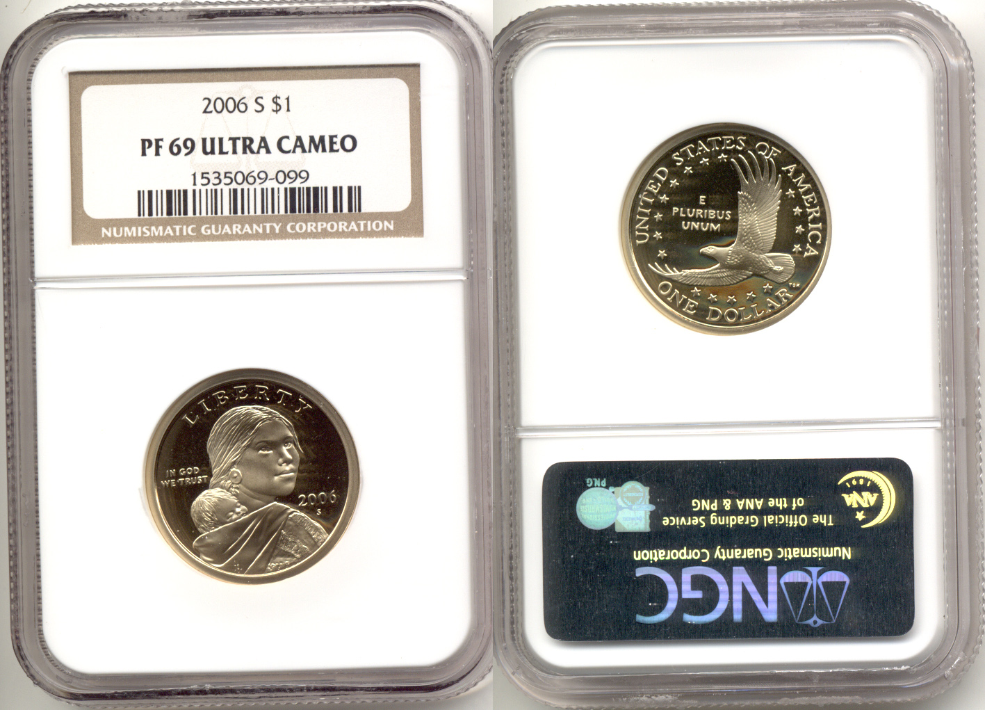 2006-S Sacagawea Dollar NGC Proof-69 Ultra Cameo