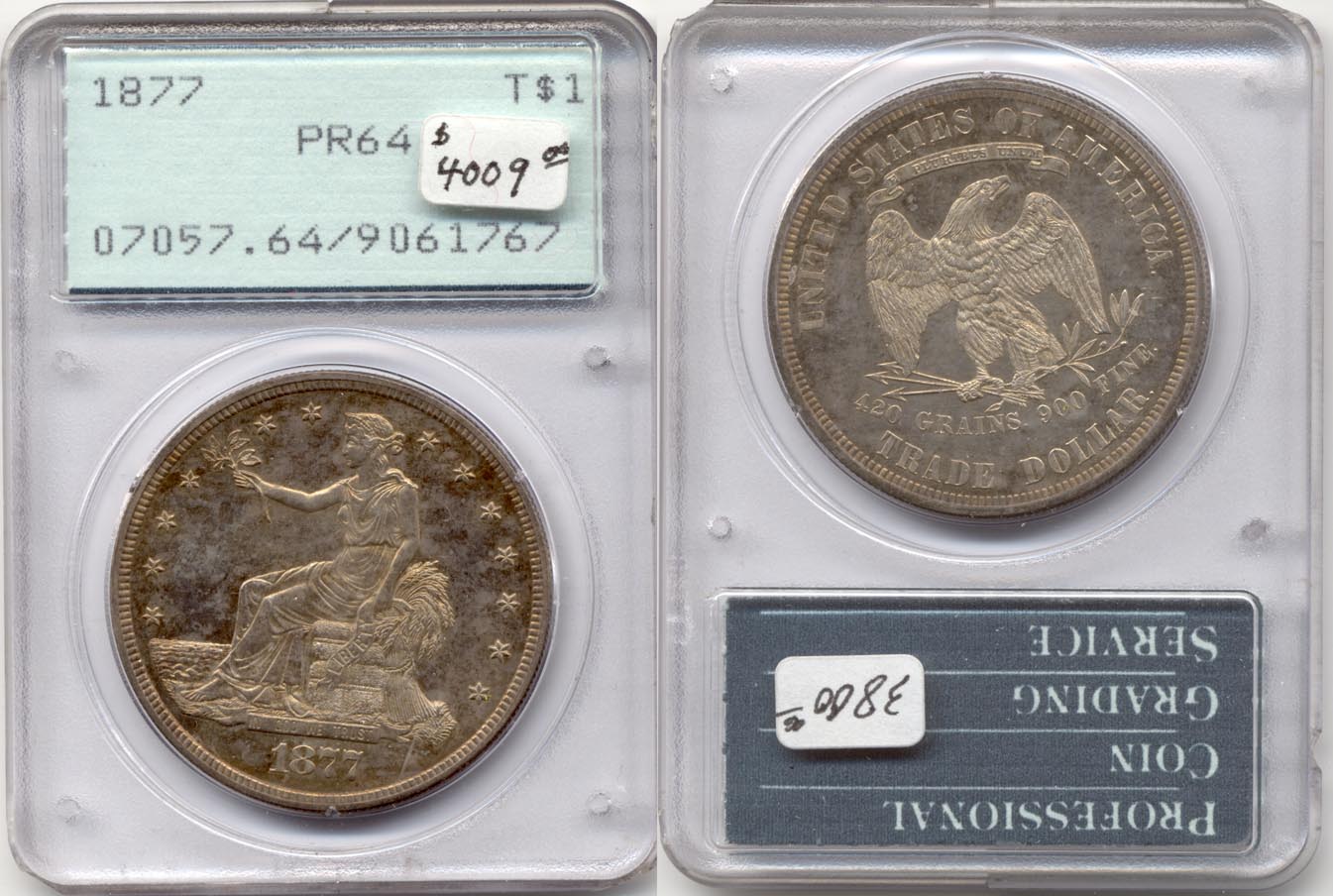 1877 Trade Dollar PCGS Proof-64