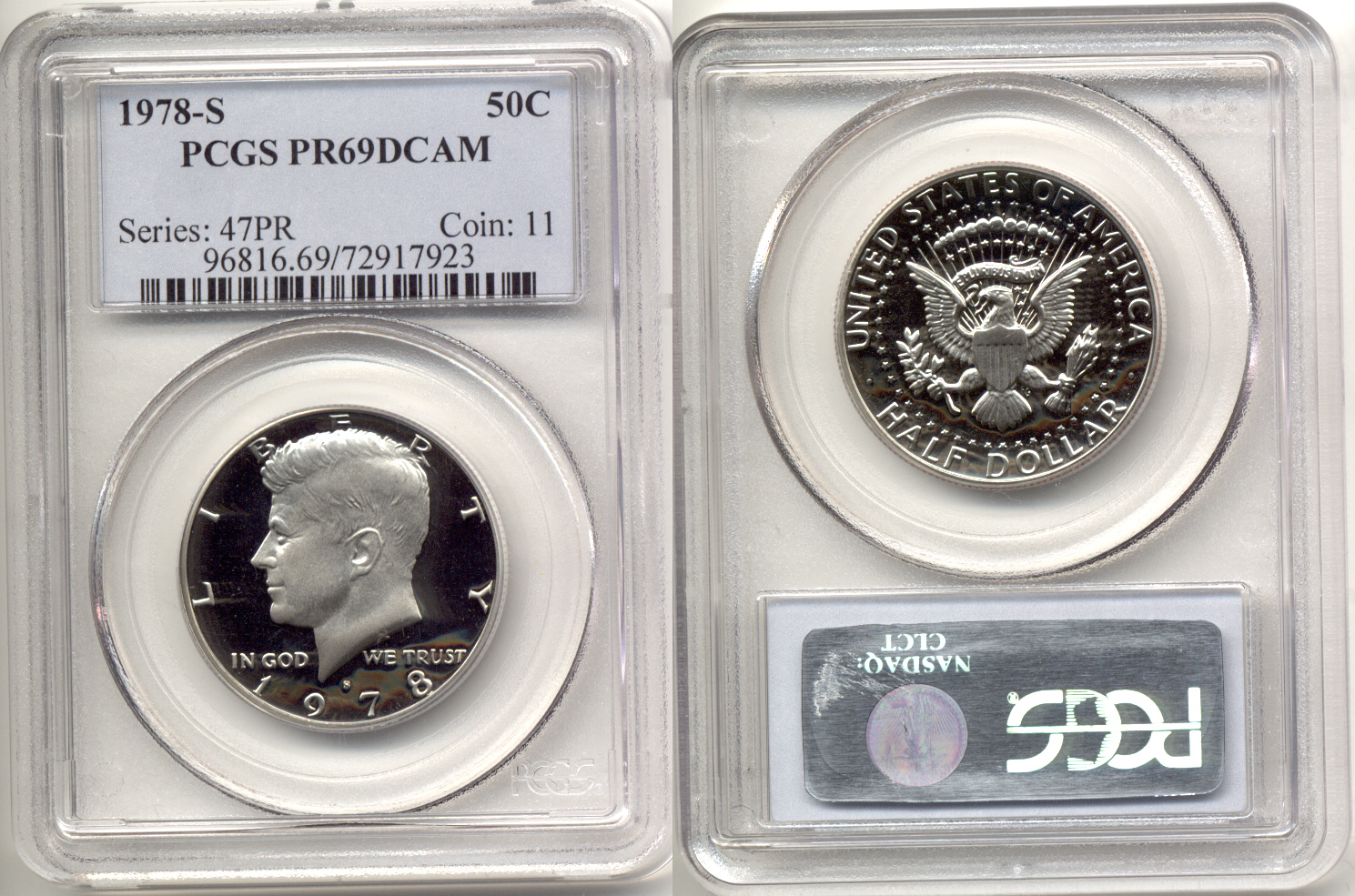 1978-S Kennedy Half Dollar PCGS Proof-69 Deep Cameo