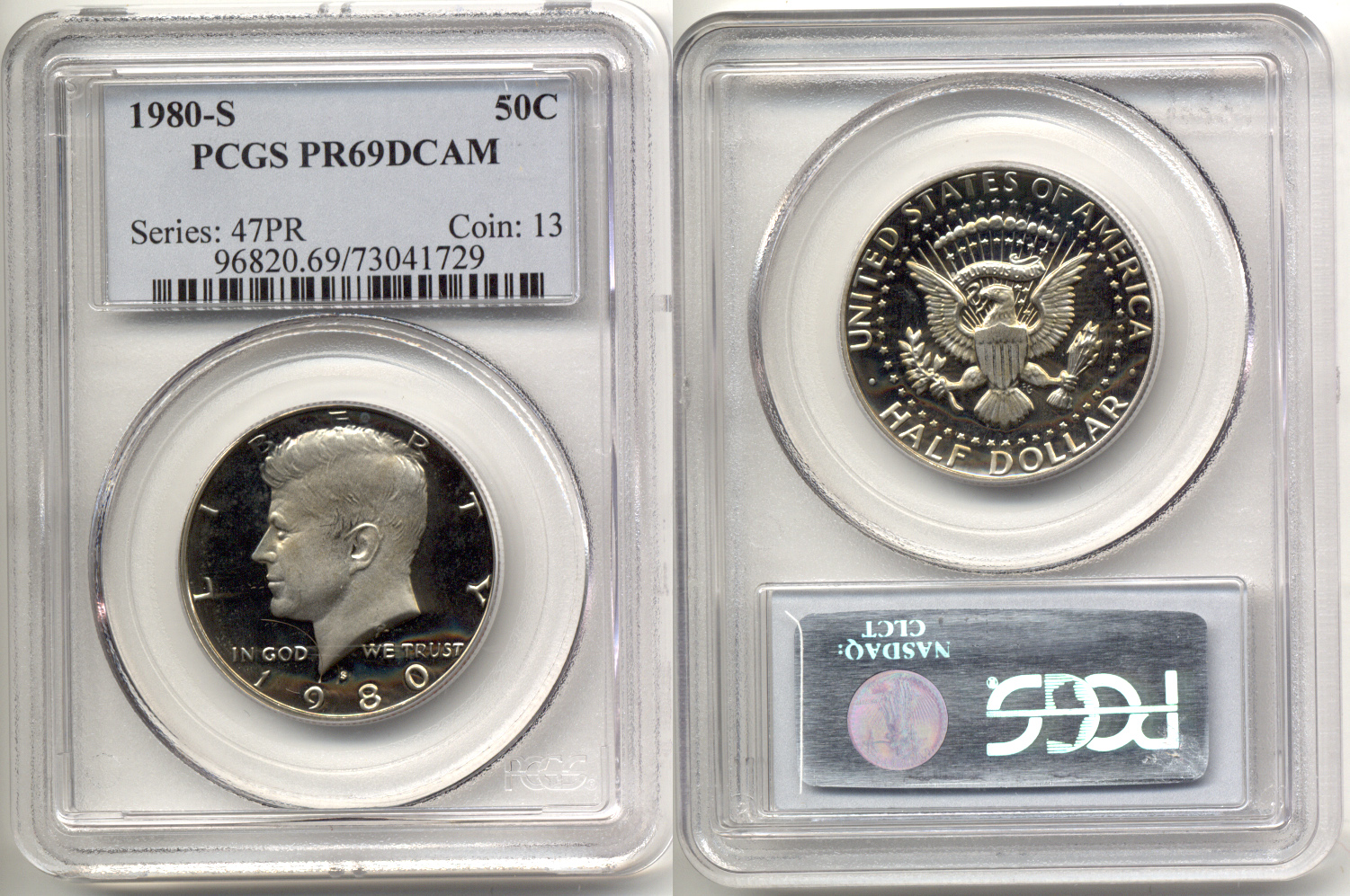 1980-S Kennedy Half Dollar PCGS Proof-69 Deep Cameo a