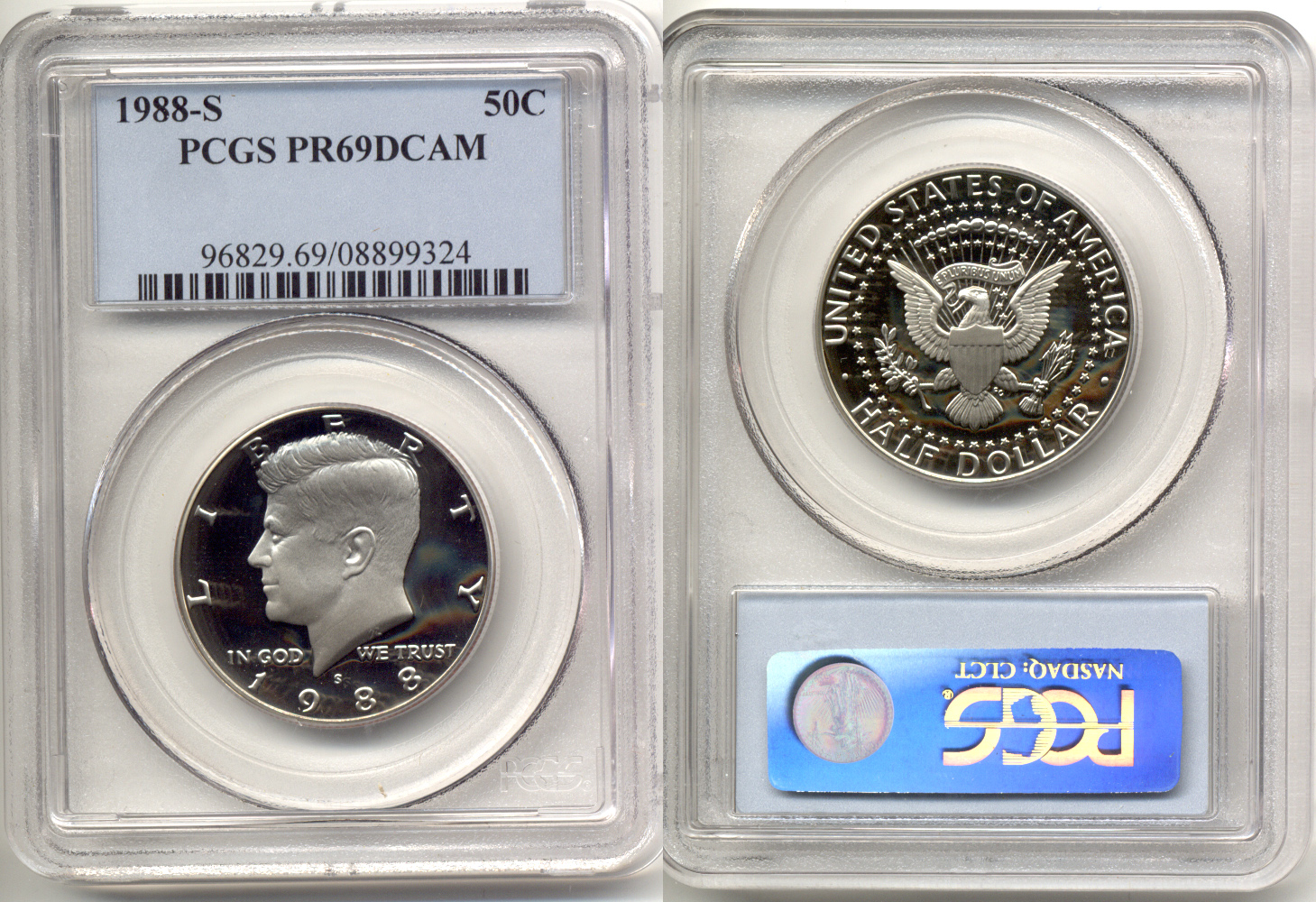 1988-S Kennedy Half Dollar PCGS Proof-69 Deep Cameo a