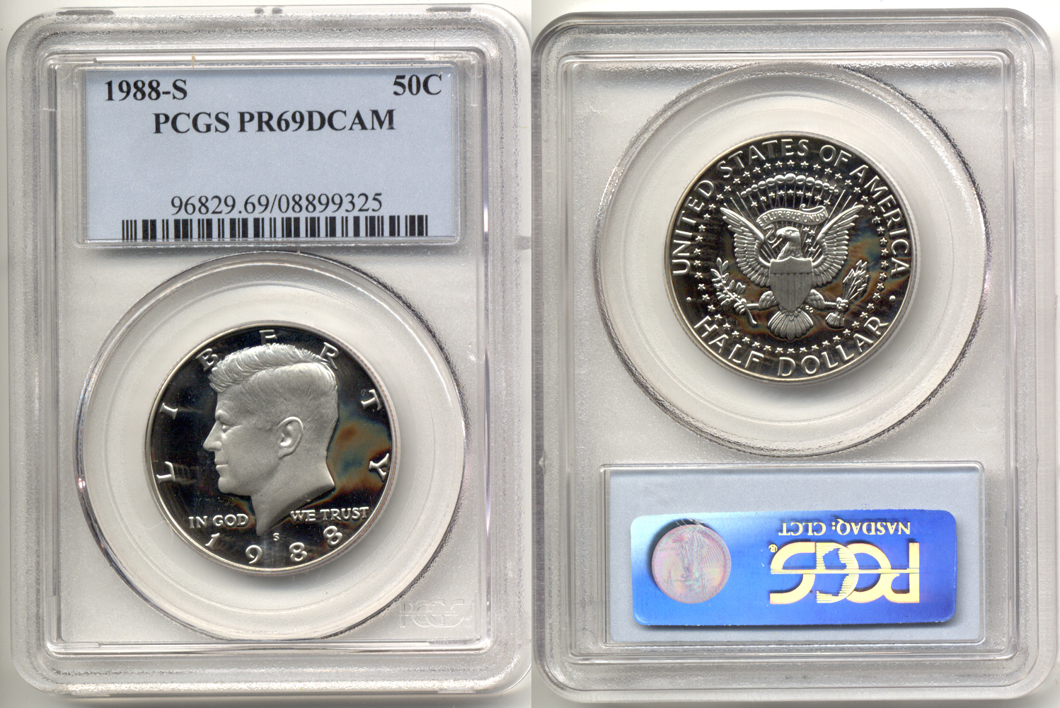 1988-S Kennedy Half Dollar PCGS Proof-69 Deep Cameo b