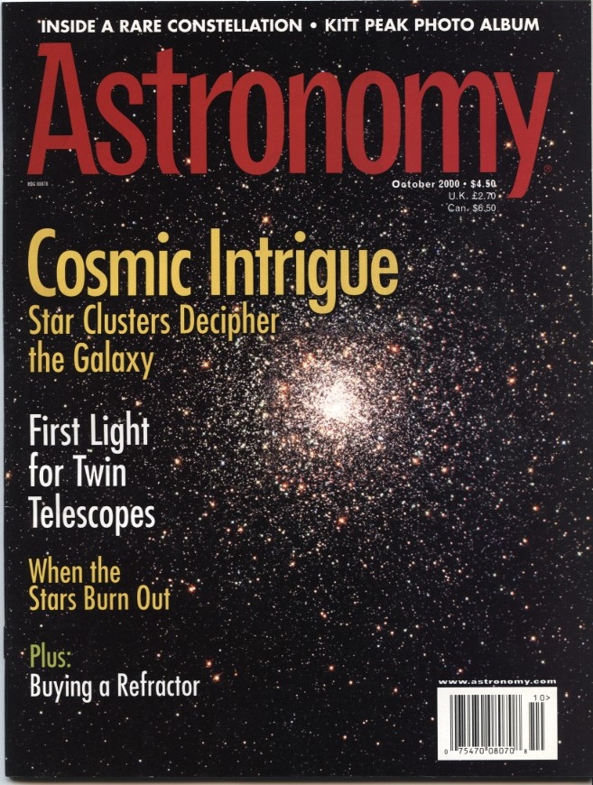 Astronomy Magazine October 2000