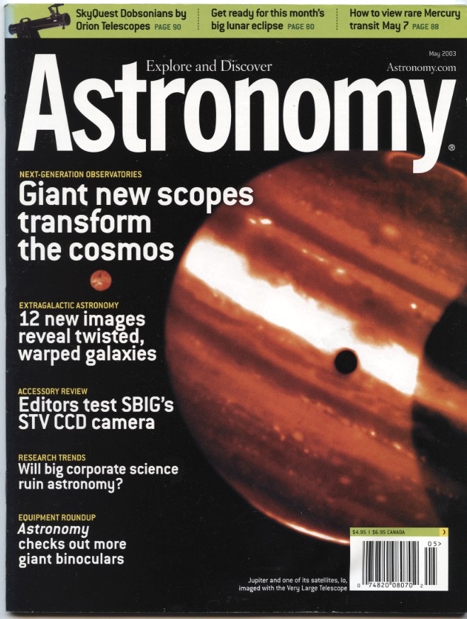 Astronomy Magazine May 2003