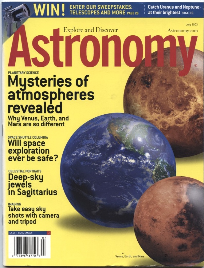 Astronomy Magazine July 2003
