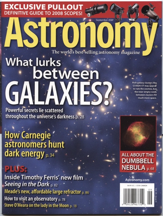 Astronomy Magazine September 2007