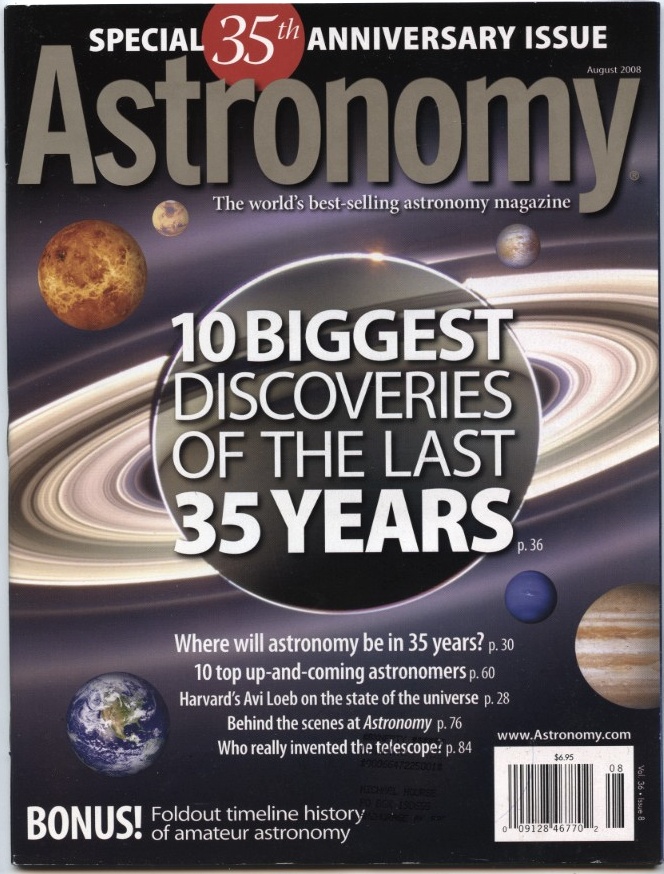Astronomy Magazine August 2008