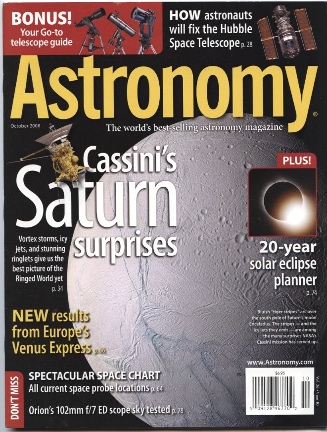 Astronomy Magazine October 2008
