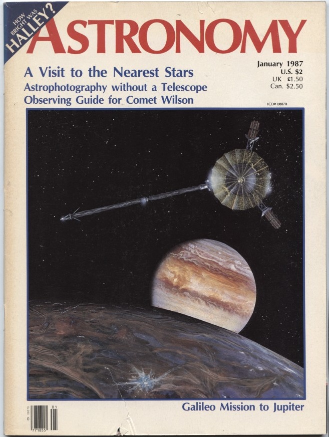 Astronomy Magazine January 1987