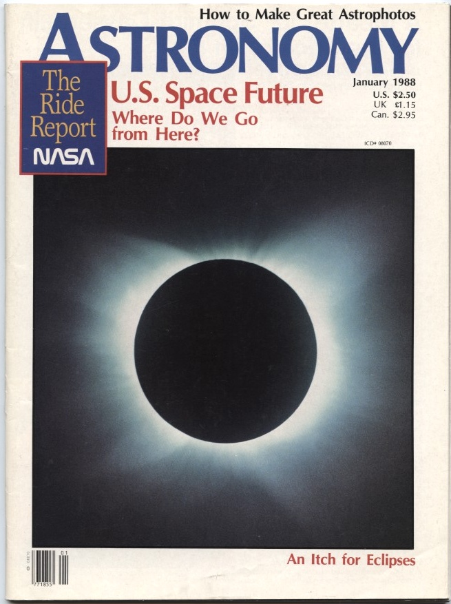 Astronomy Magazine January 1988