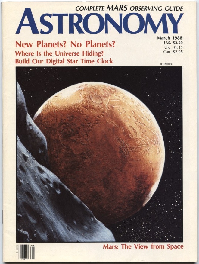 Astronomy Magazine March 1988
