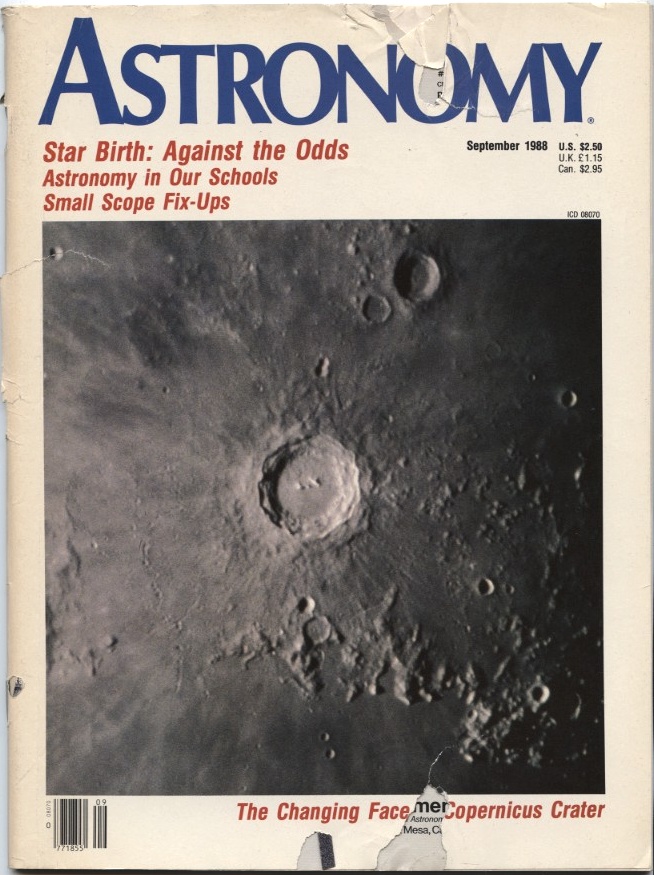 Astronomy Magazine September 1988