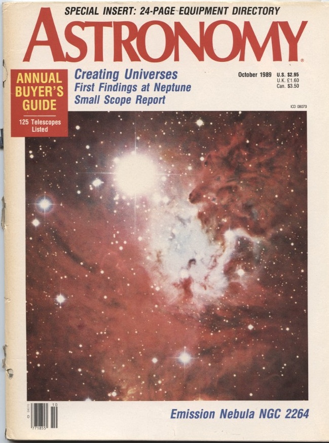 Astronomy Magazine October 1989
