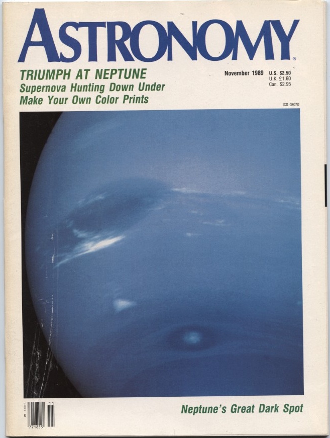 Astronomy Magazine November 1989