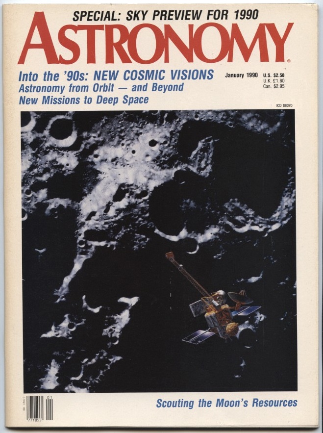 Astronomy Magazine January 1990