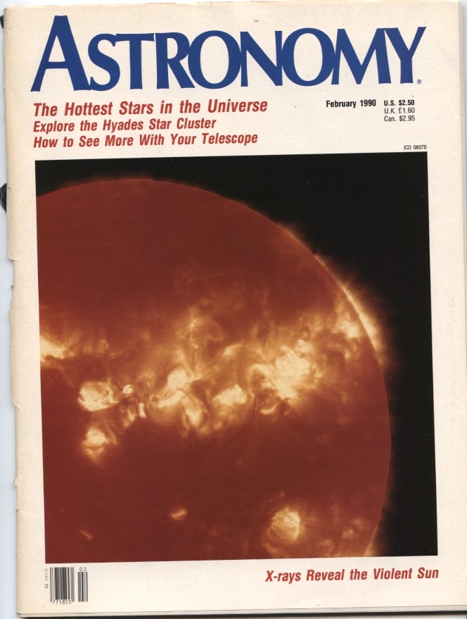 Astronomy Magazine February 1990