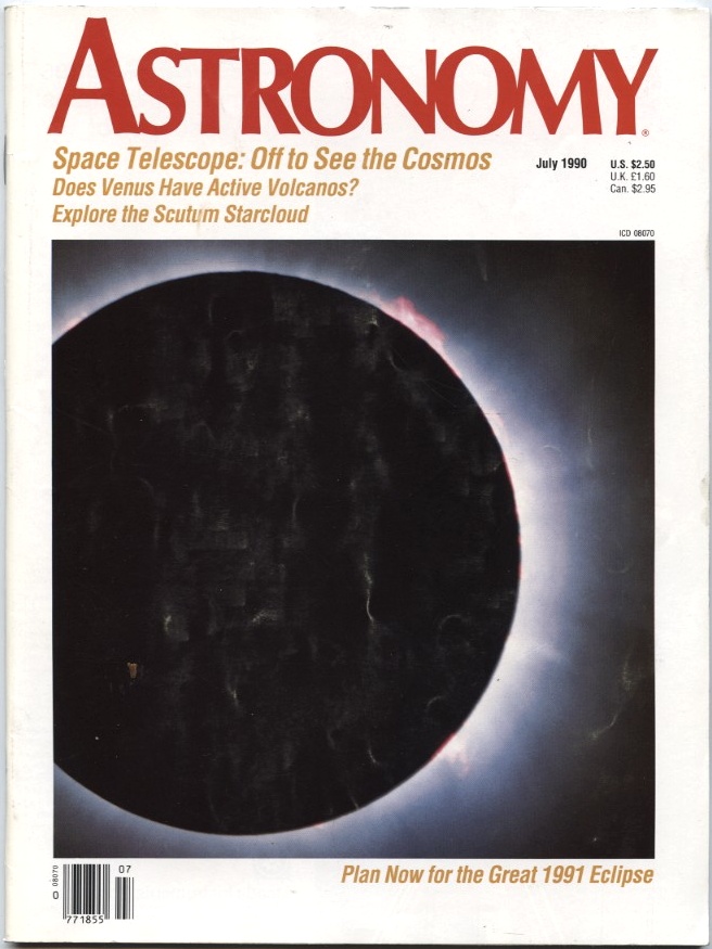 Astronomy Magazine July 1990