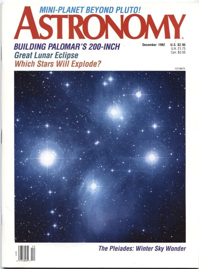 Astronomy Magazine December 1992
