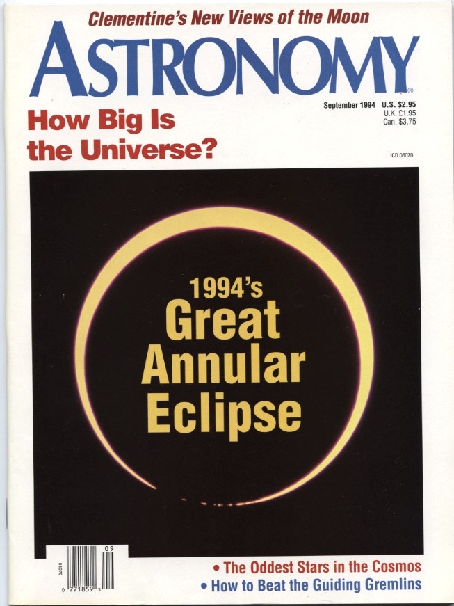 Astronomy Magazine September 1994