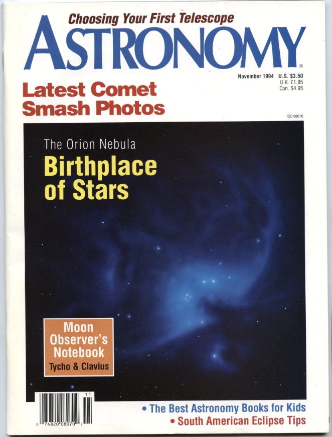 Astronomy Magazine November 1994