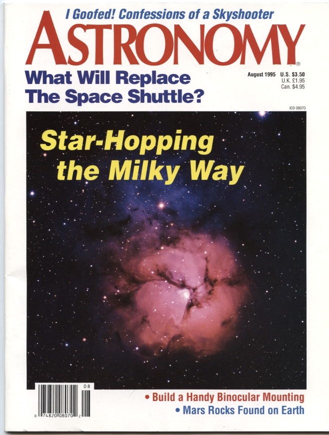 Astronomy Magazine August 1995