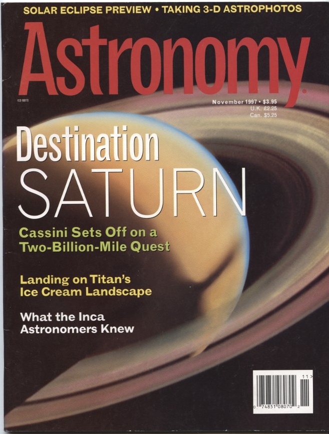 Astronomy Magazine November 1997