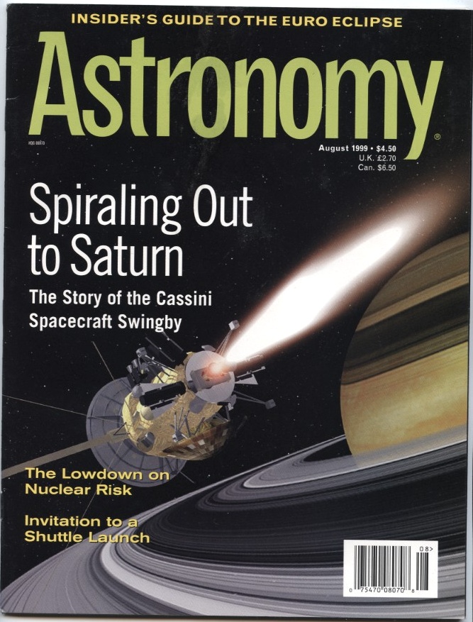 Astronomy Magazine August 1999