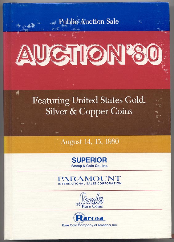 Auction 80 Hardbound August 14 15 1980